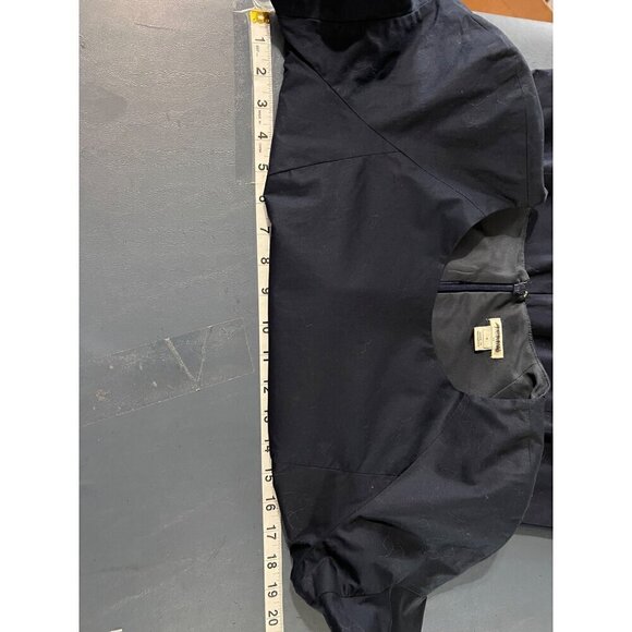 J Crew Navy Blue Short Sleeve Sheath Dress Womens M - Picture 5 of 10